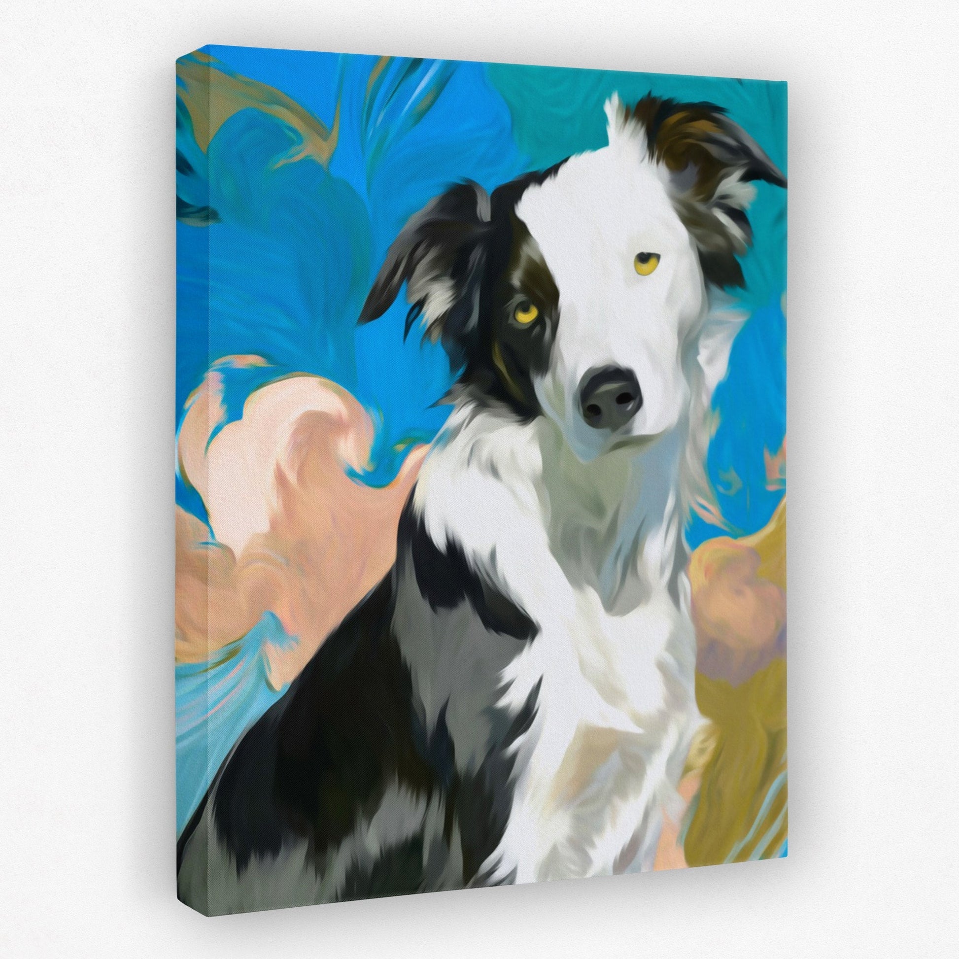 Border Collie Whirlwind - Luxury Wall Art