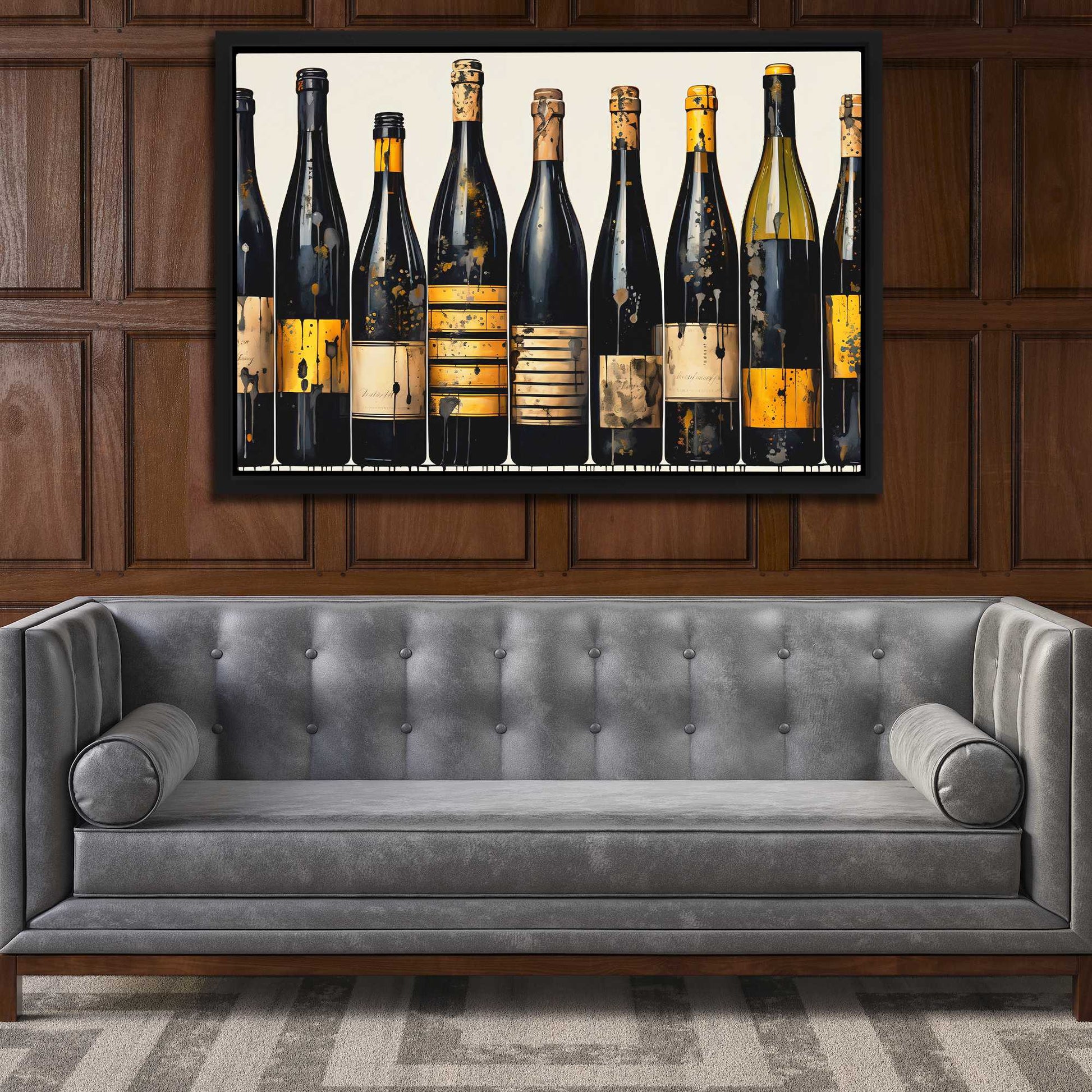 Bottle Harmony - Large Canvas Print