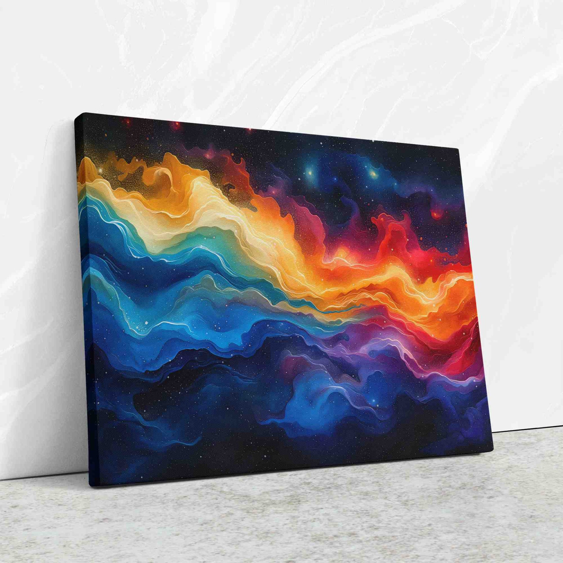 Boundless Void - Colorful Horizontal Canvas Print