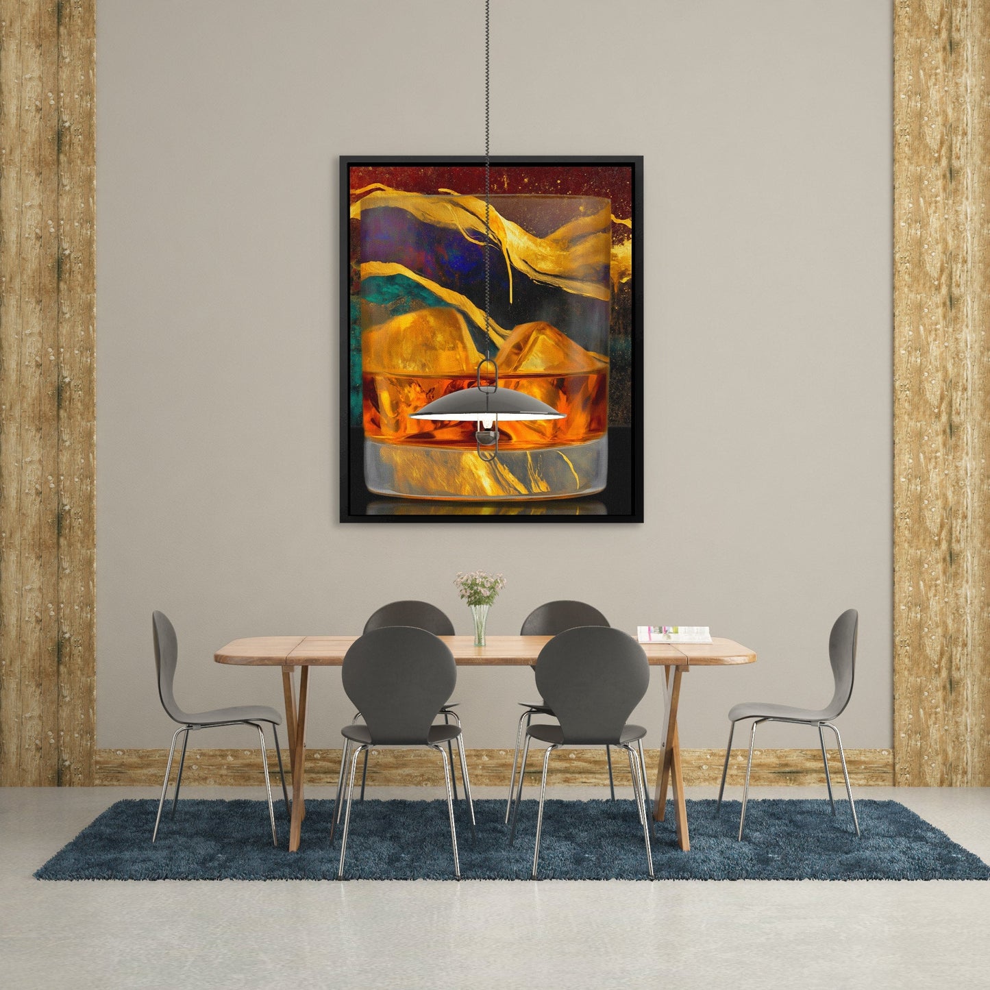 Bourbon Ribbon Dance - Luxury Wall Art