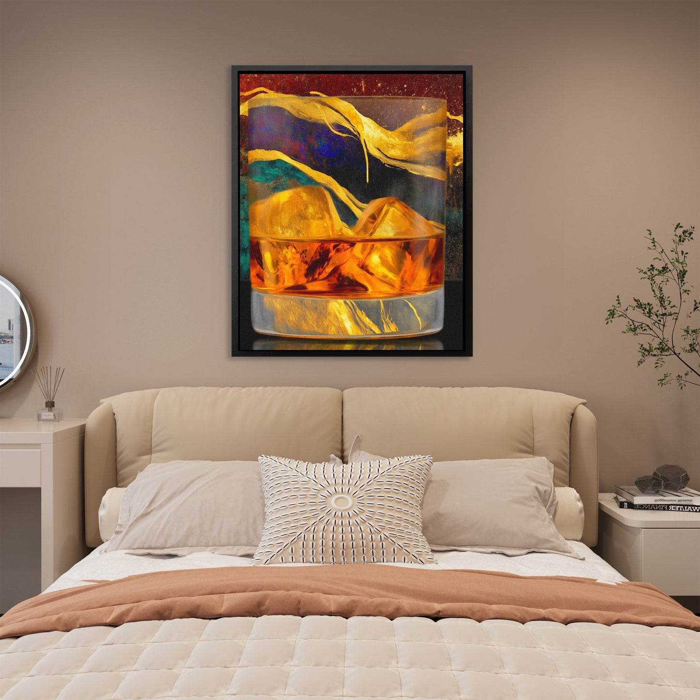 Bourbon Ribbon Dance - Luxury Wall Art