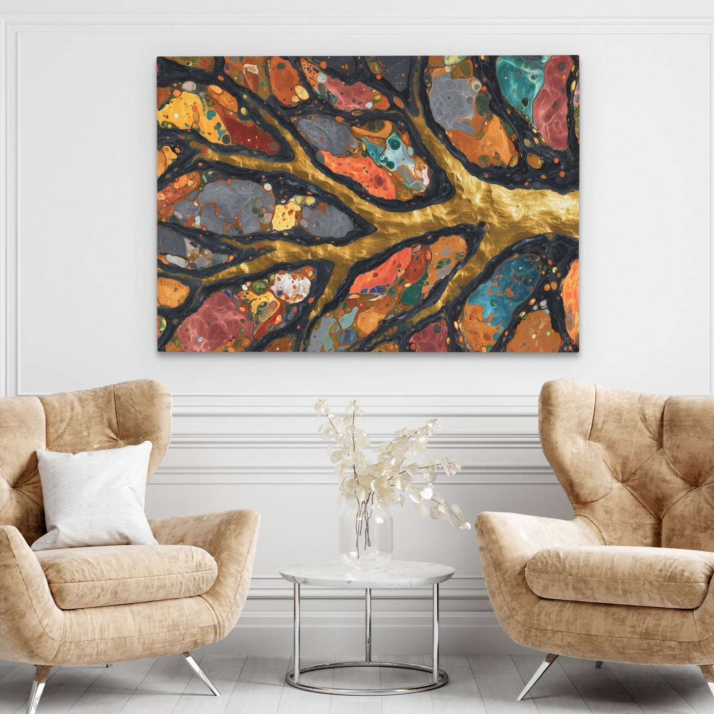 Branches Aged Splatter