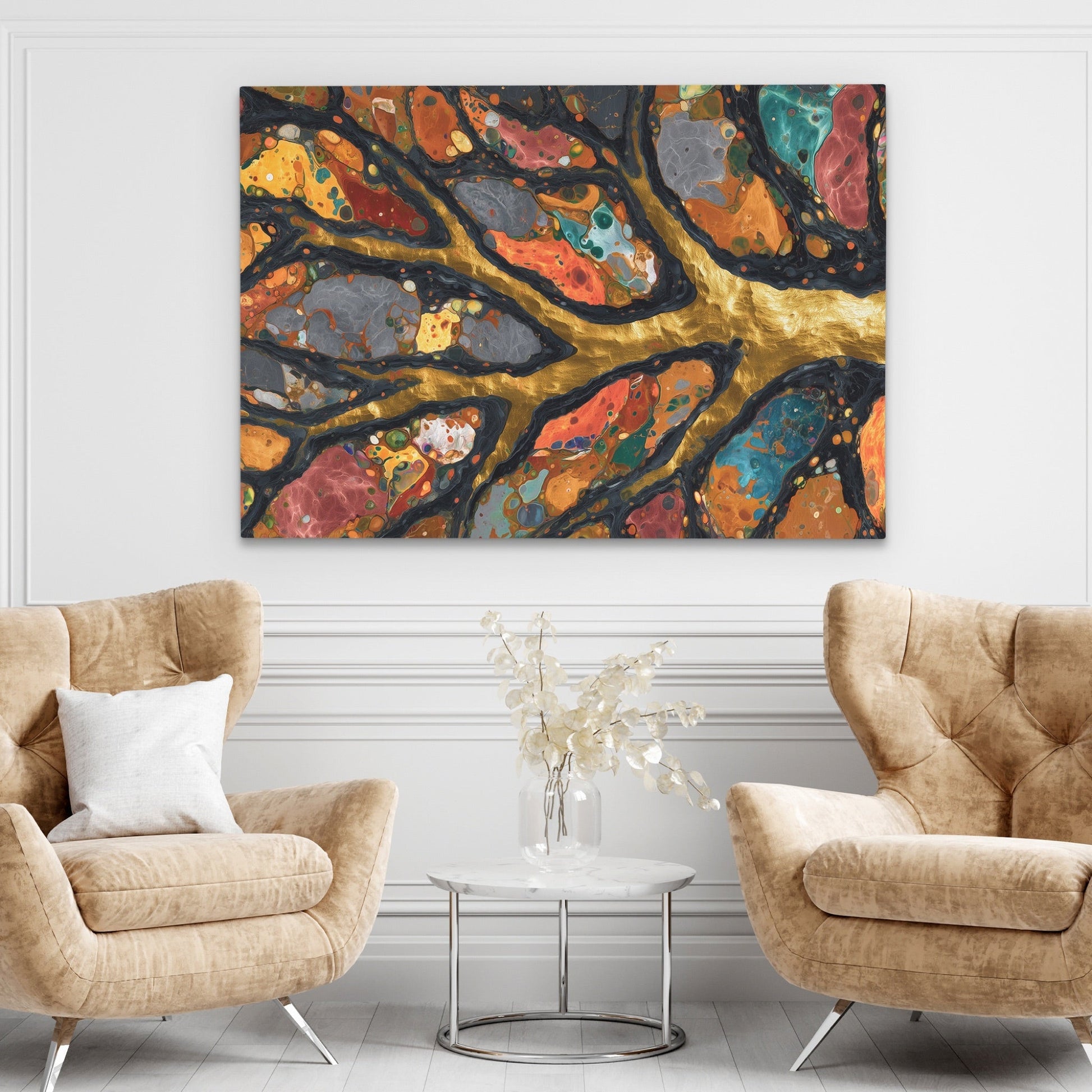 Branches Aged Splatter