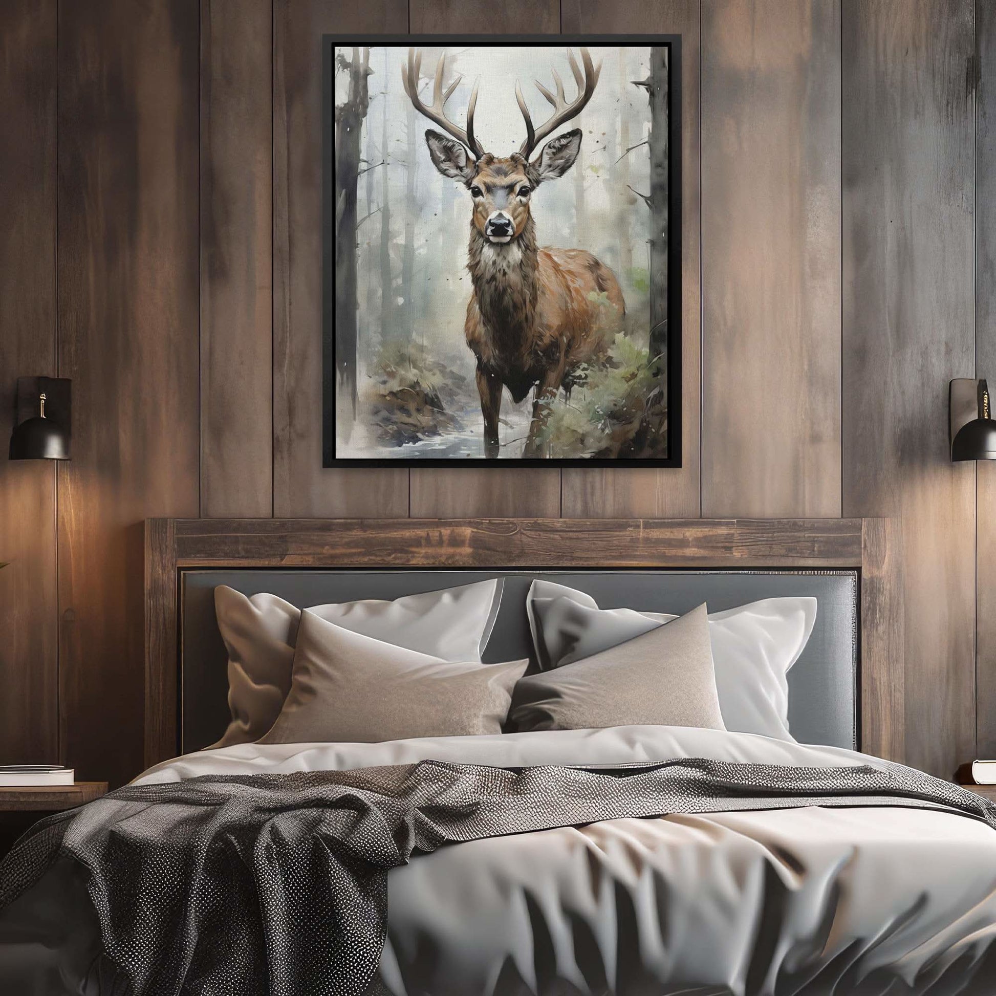 Brave Buck - Framed Art Print
