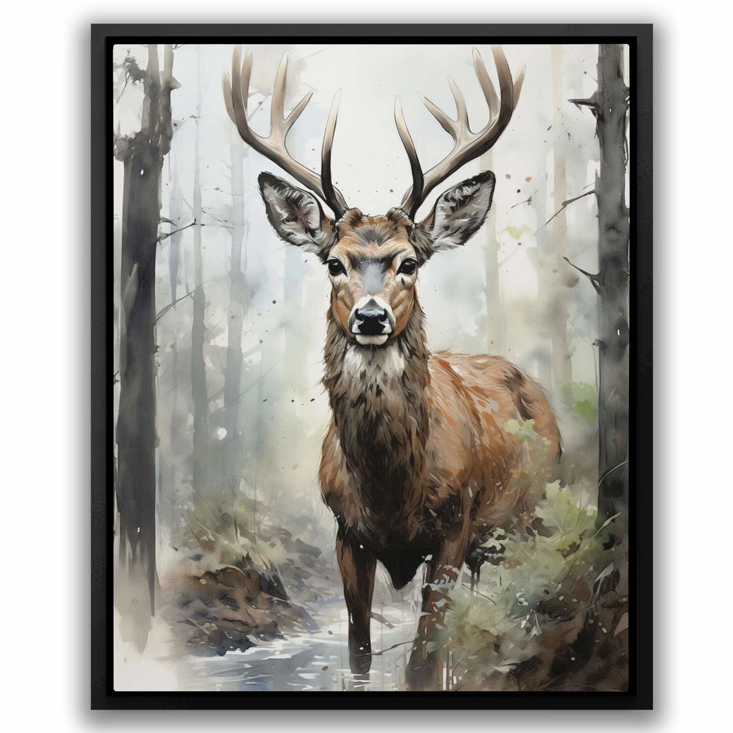 Brave Buck - Canvas Wall Art