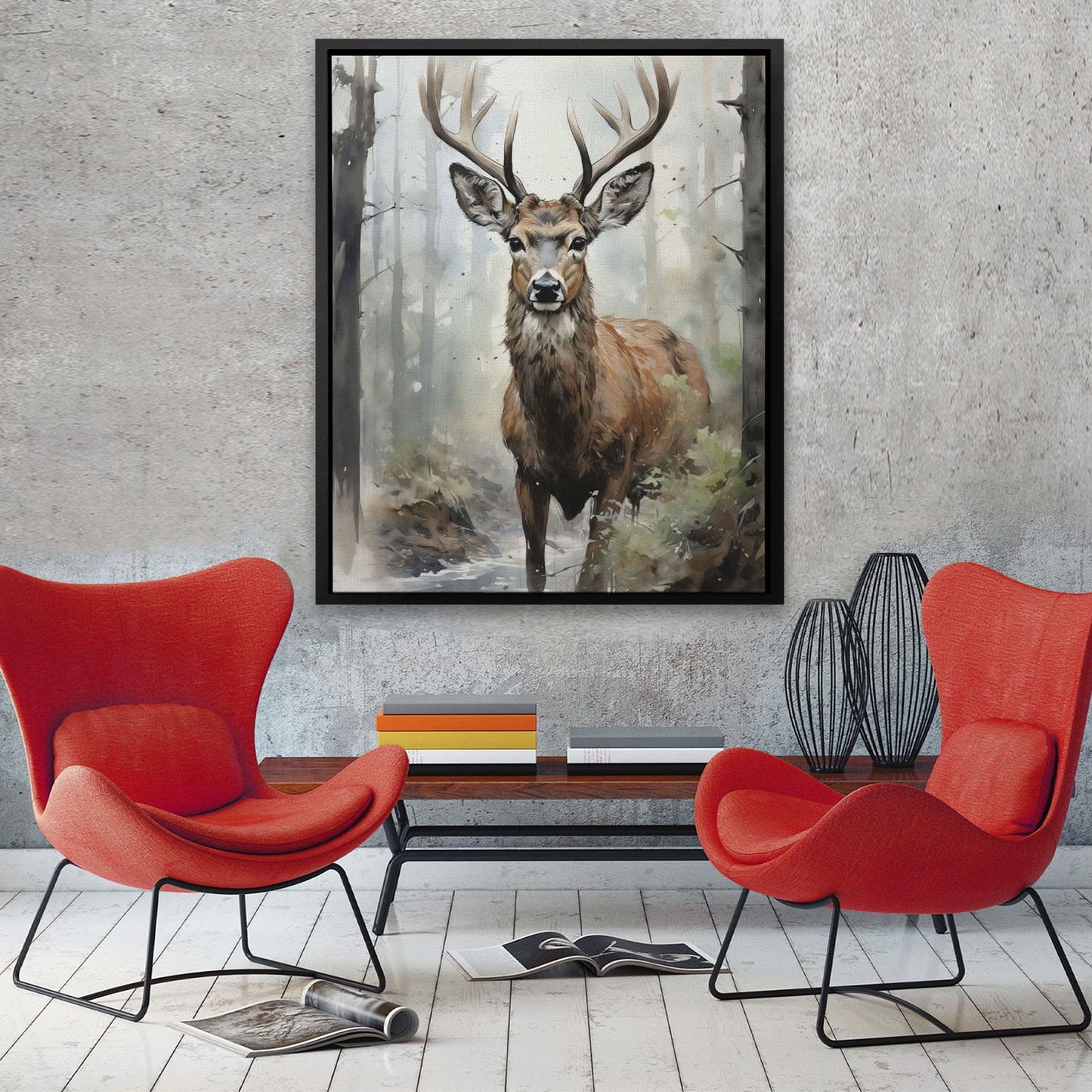 Brave Buck - Large Canvas Print