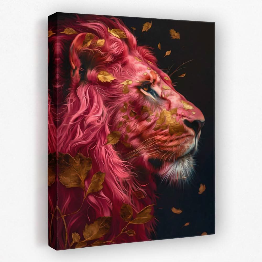 Brave Heart - Big Cat Canvas Wall Art