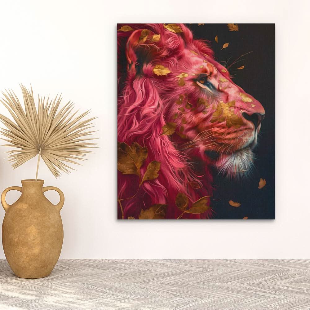 Brave Heart - Black Canvas Wall Art