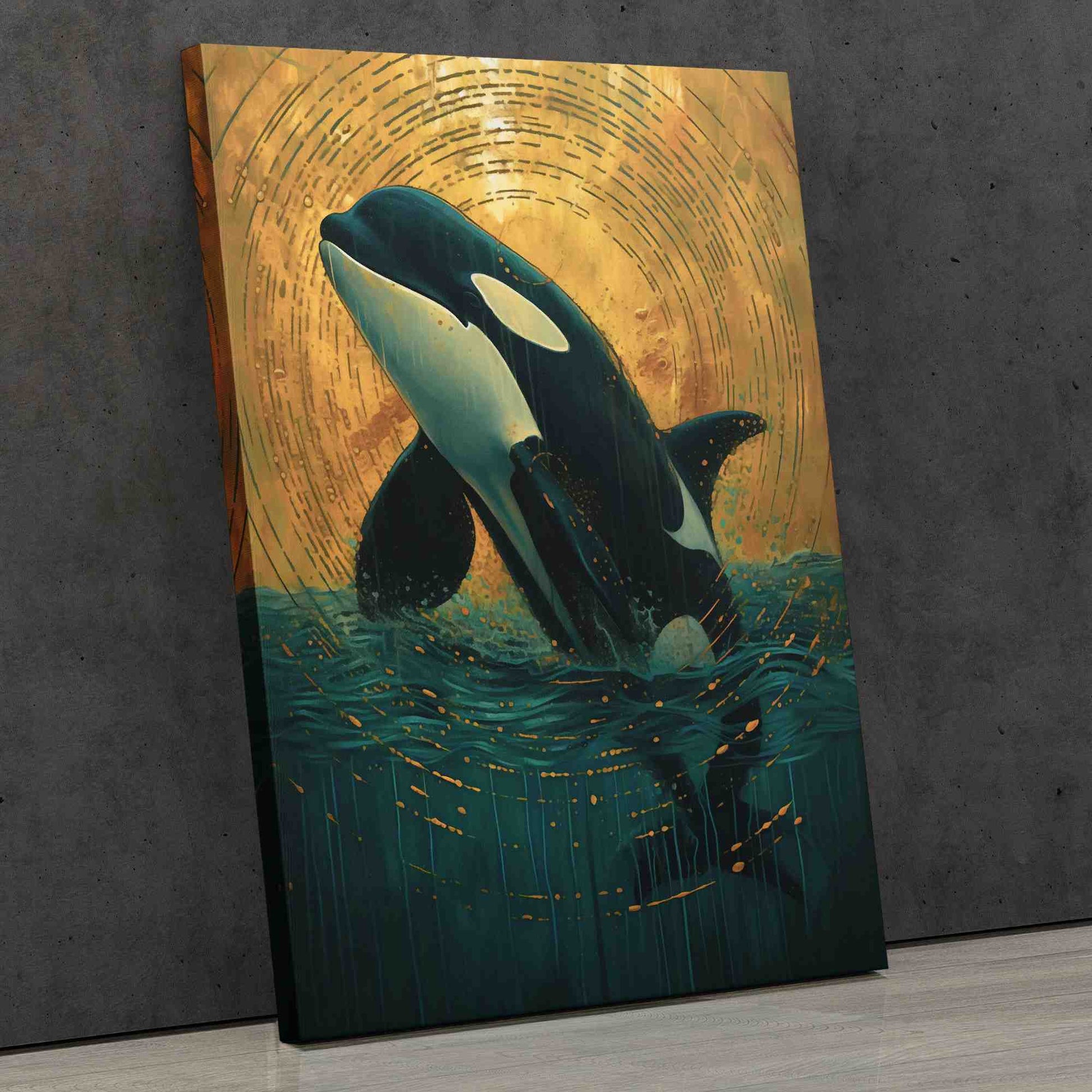 Breaching Orca - Wall Art Print