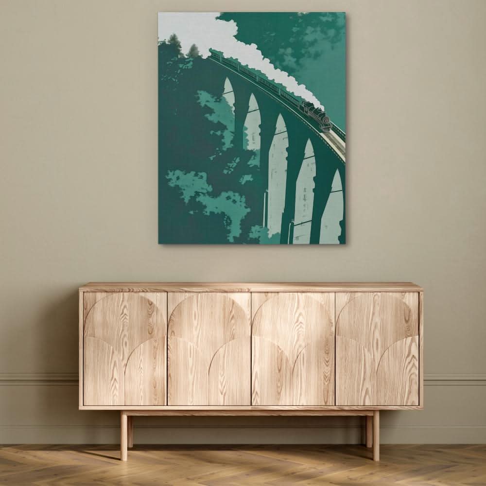 Bridge to Nowhere - Wall Art in Black Frame