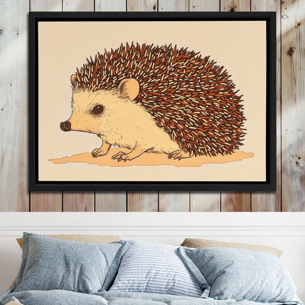 Bristle & Bloom - Wall Art in Black Frame