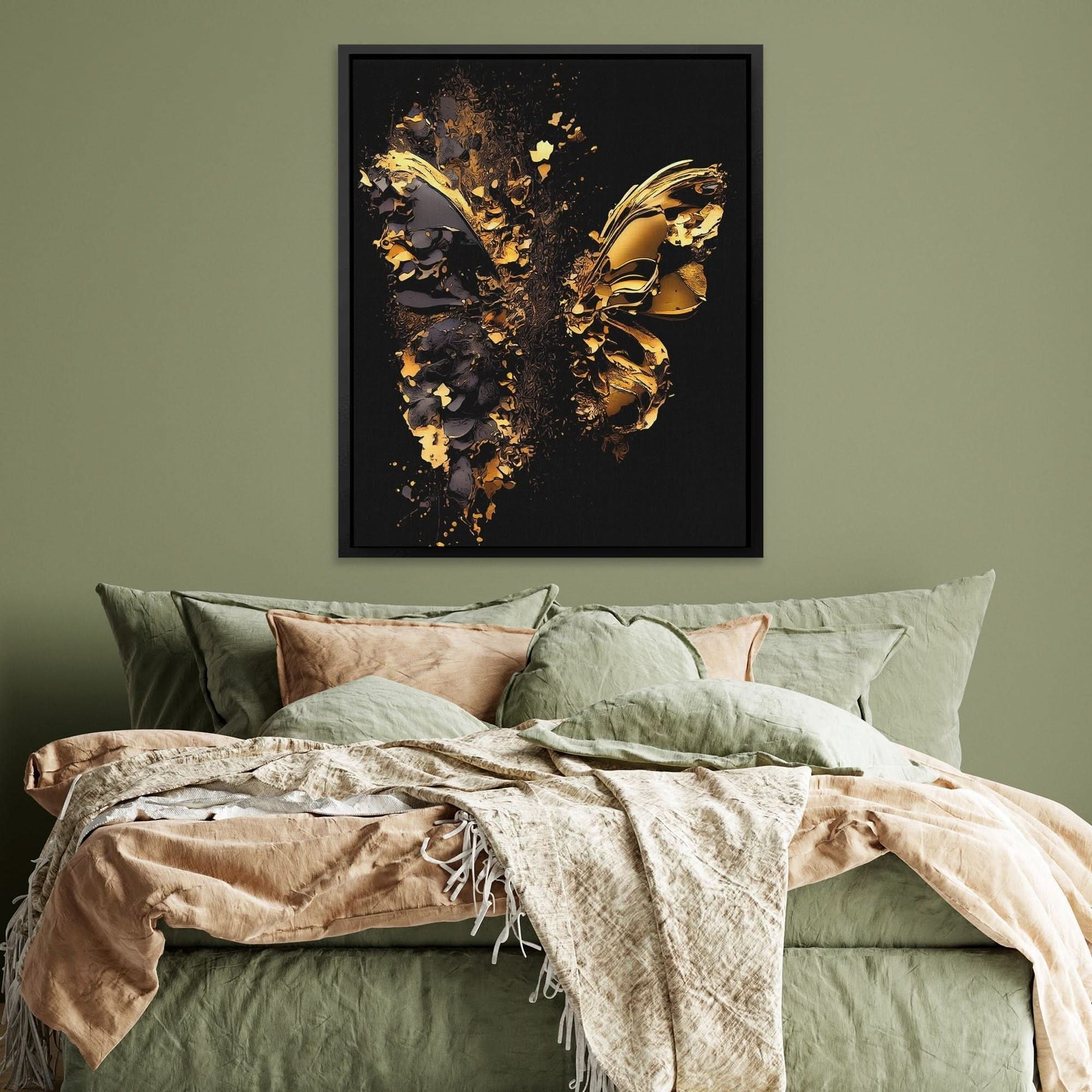 Broken Butterfly - Large Canvas Print