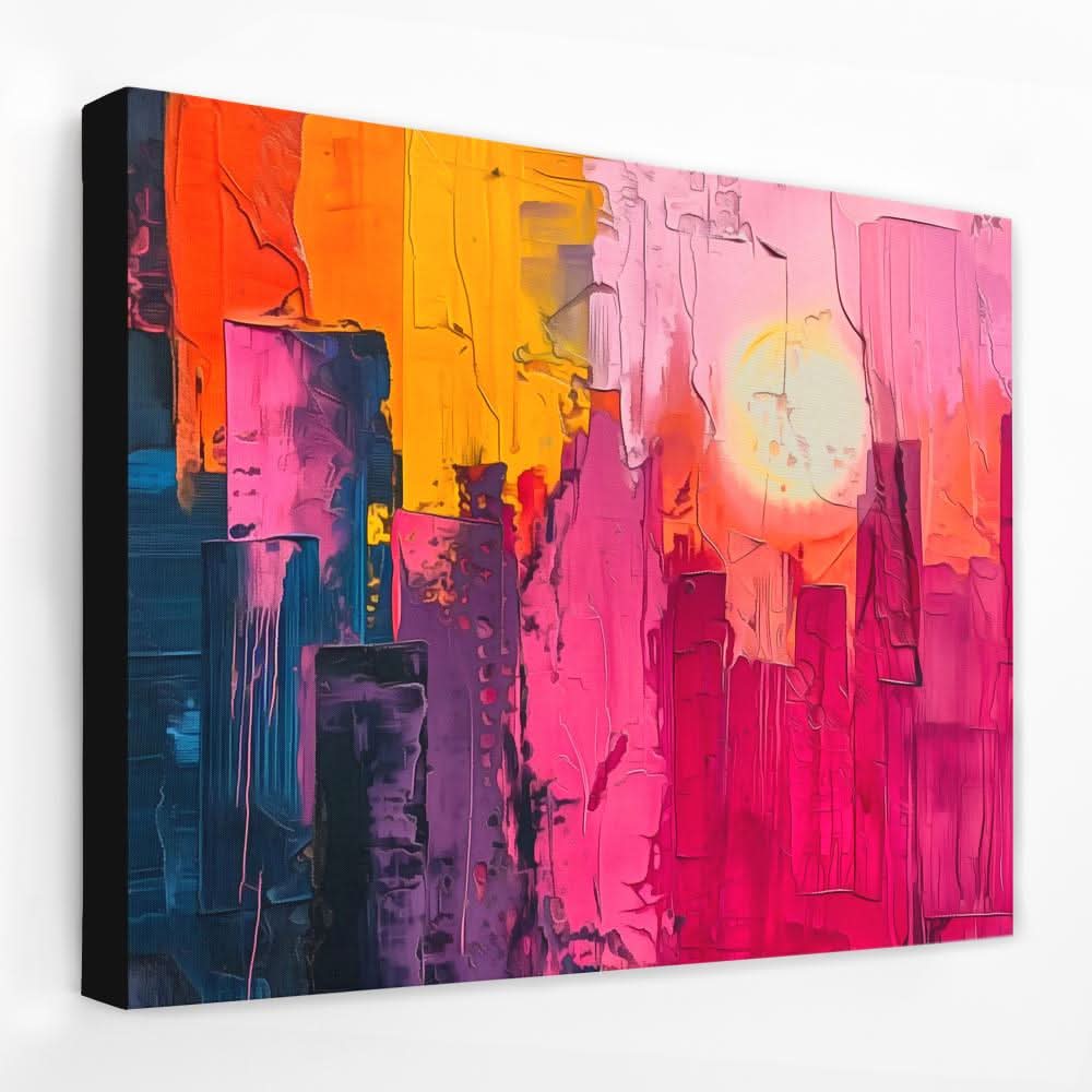 Broken City - City Canvas Wall Art