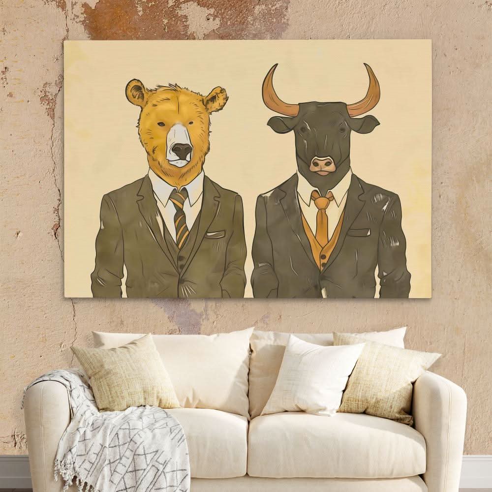 Brokers in Arms - Bear Art for Office