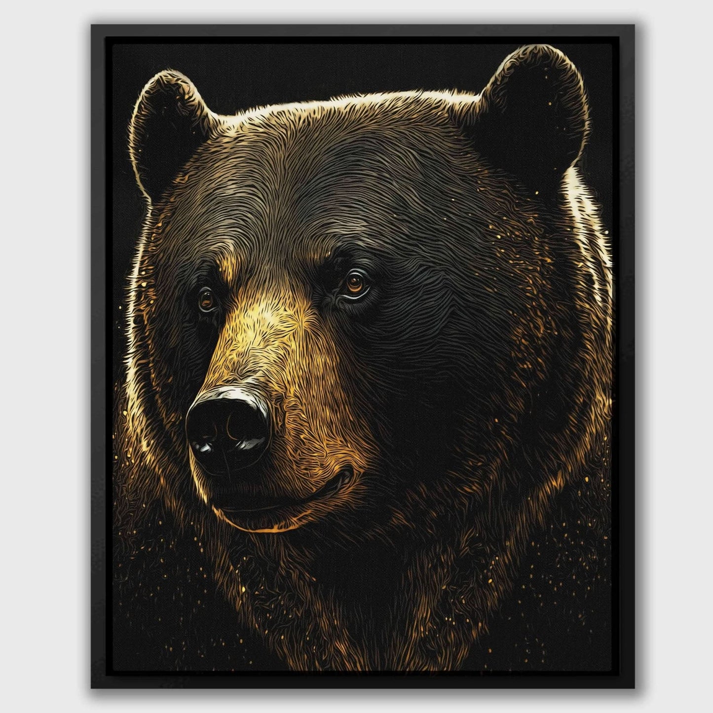Brown Bear - Large Canvas Print