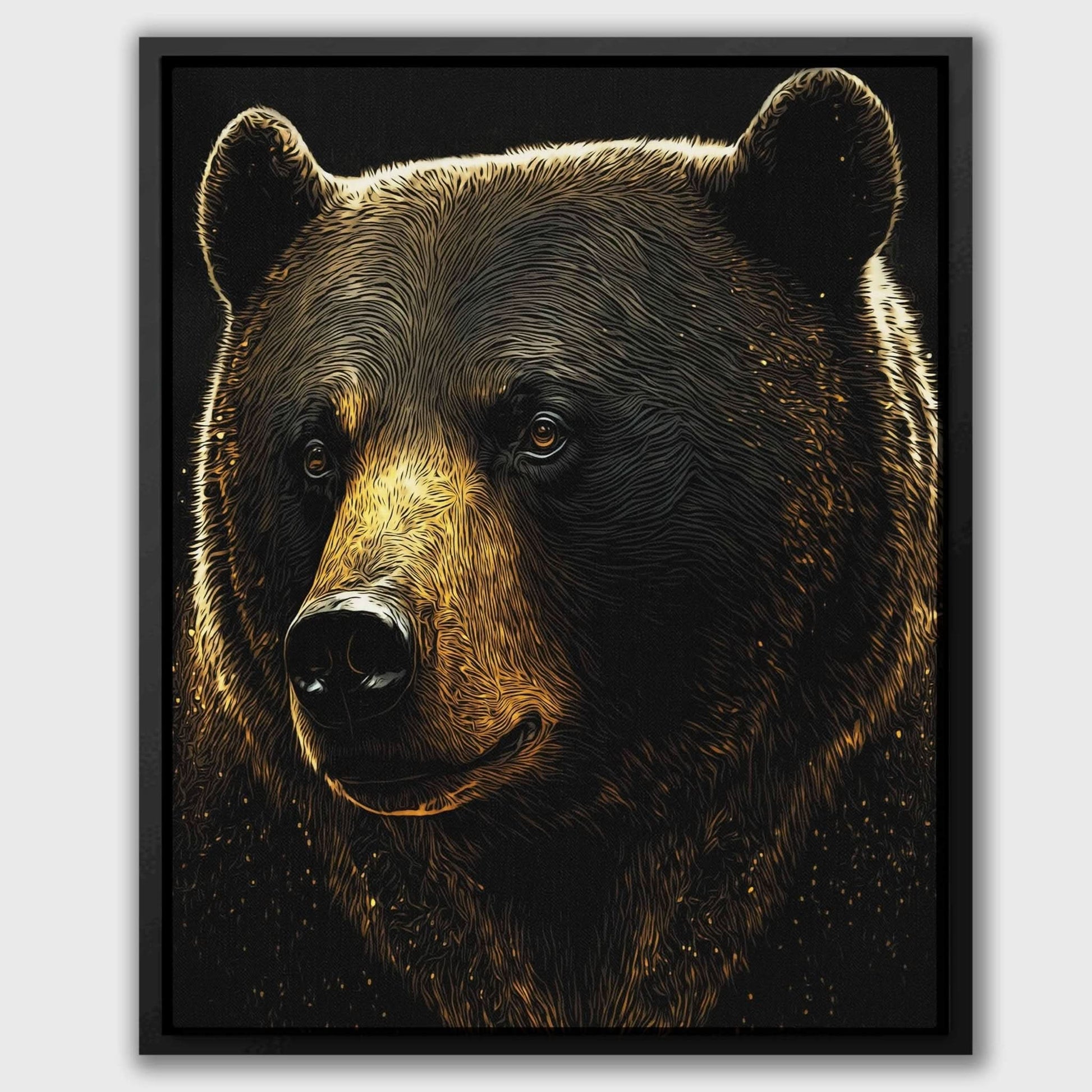 Brown Bear - Large Canvas Print