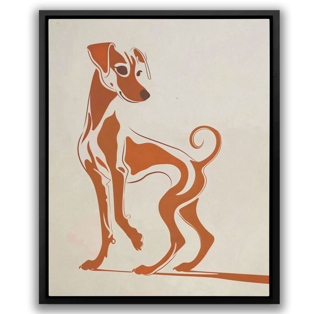 Brown Hound - Animals Art