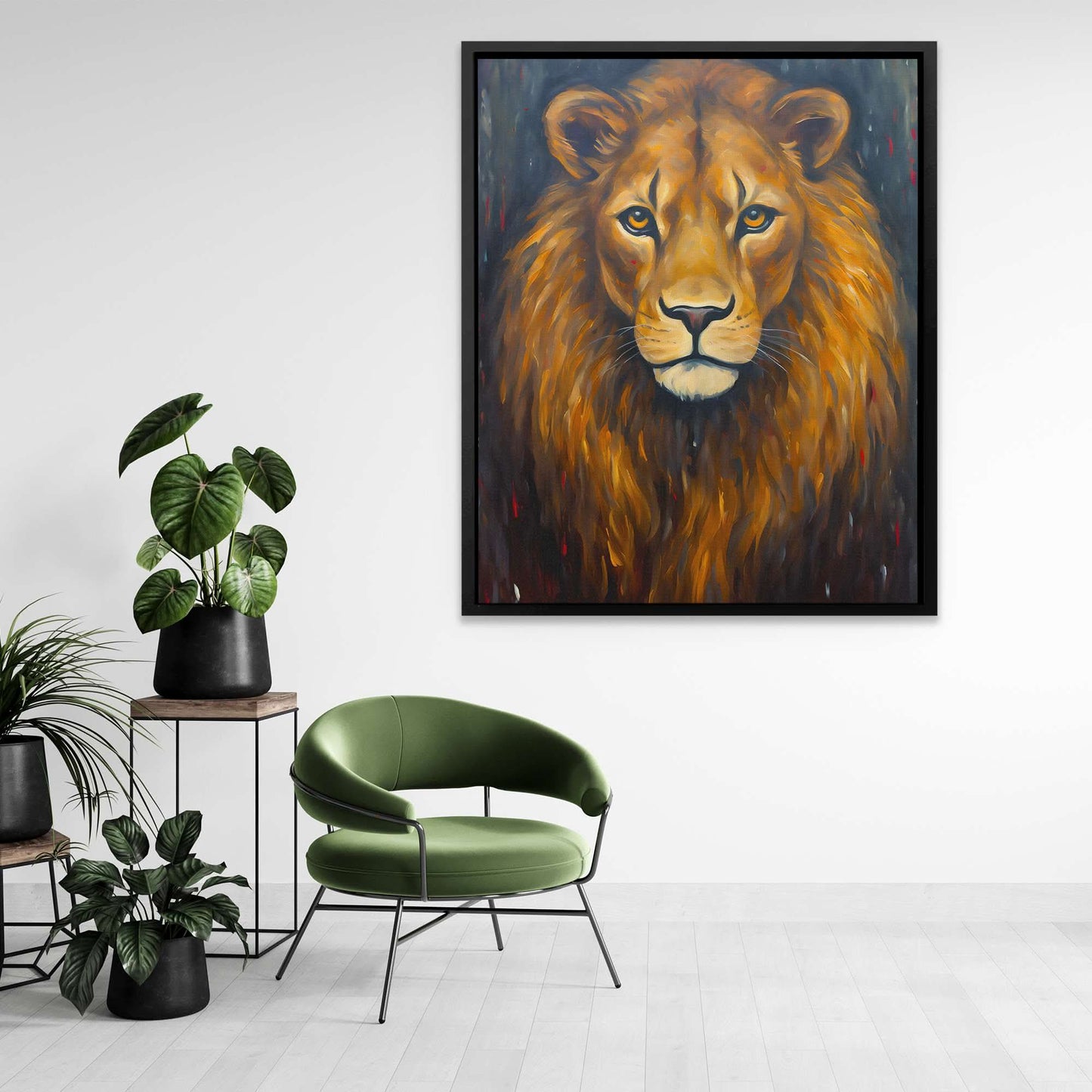 Brown Lion - Wall Art Print