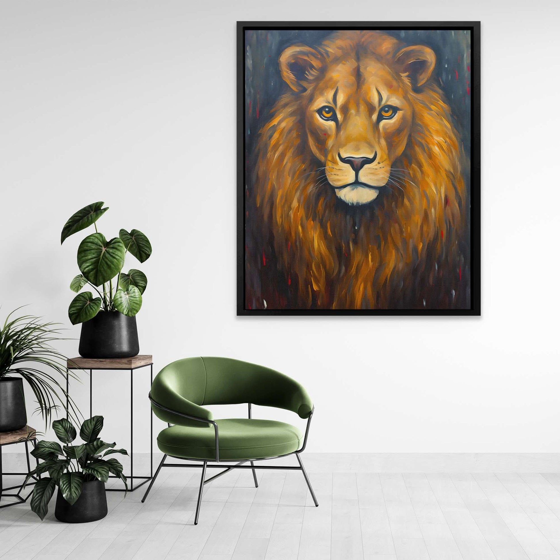 Brown Lion - Wall Art Print