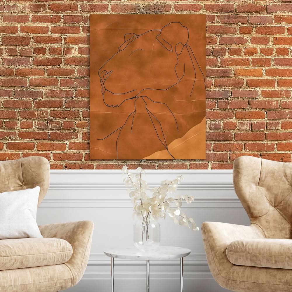 Brown Lioness - Animals Art