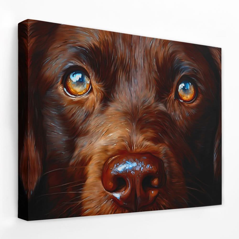 Brown Noser - Animals Canvas Wall Art
