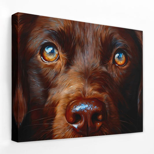 Brown Noser - Animals Canvas Wall Art