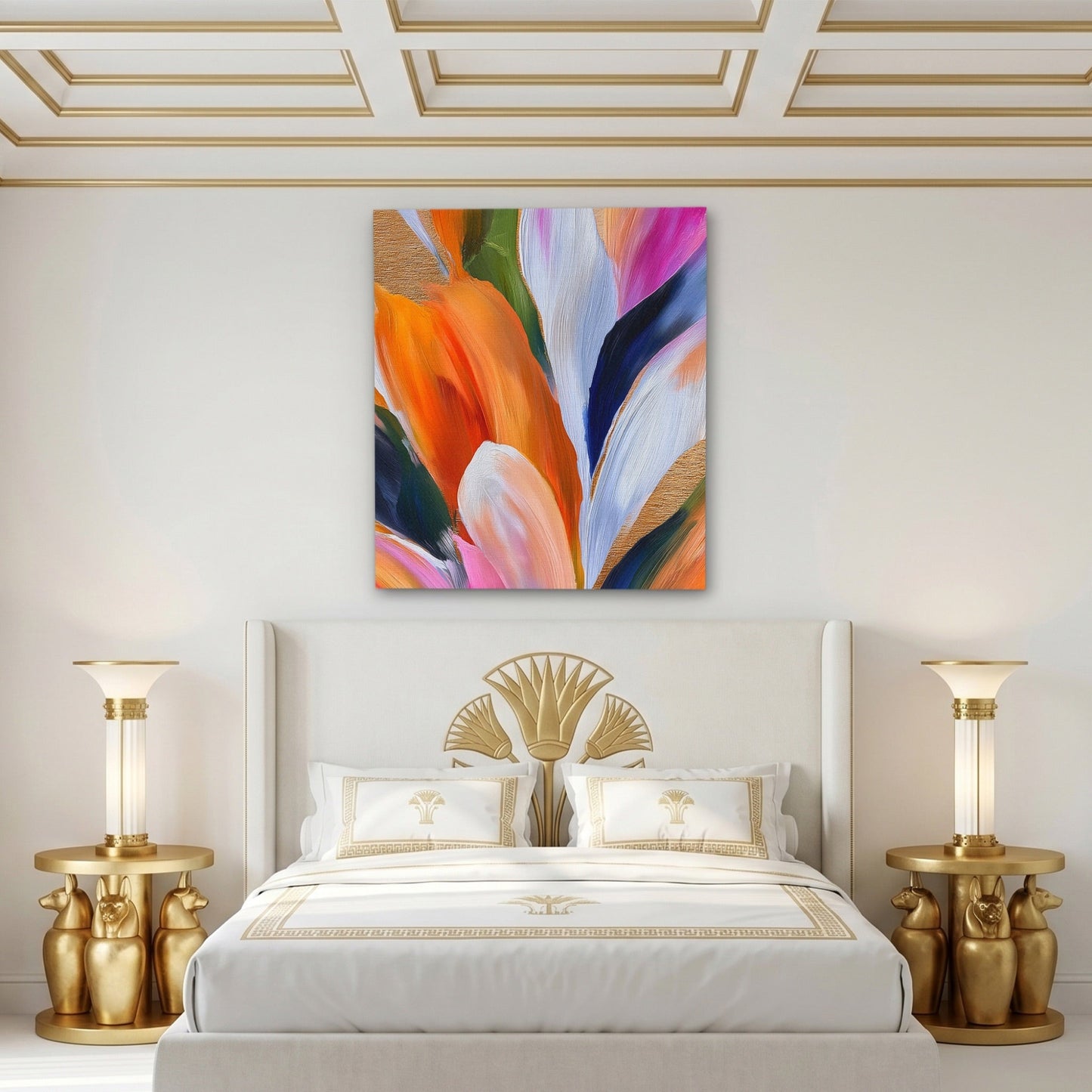 Brushstroke Feather Cascade