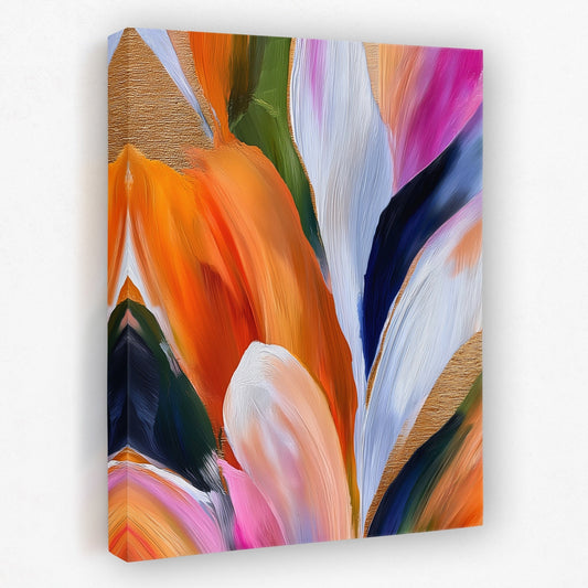 Brushstroke Feather Cascade