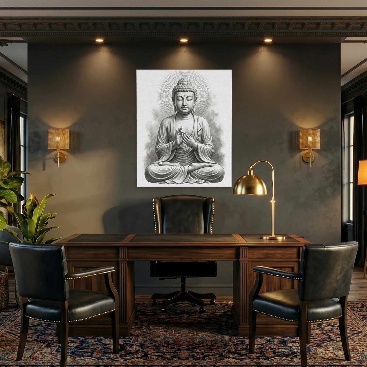 Buddha Chalk Meditation