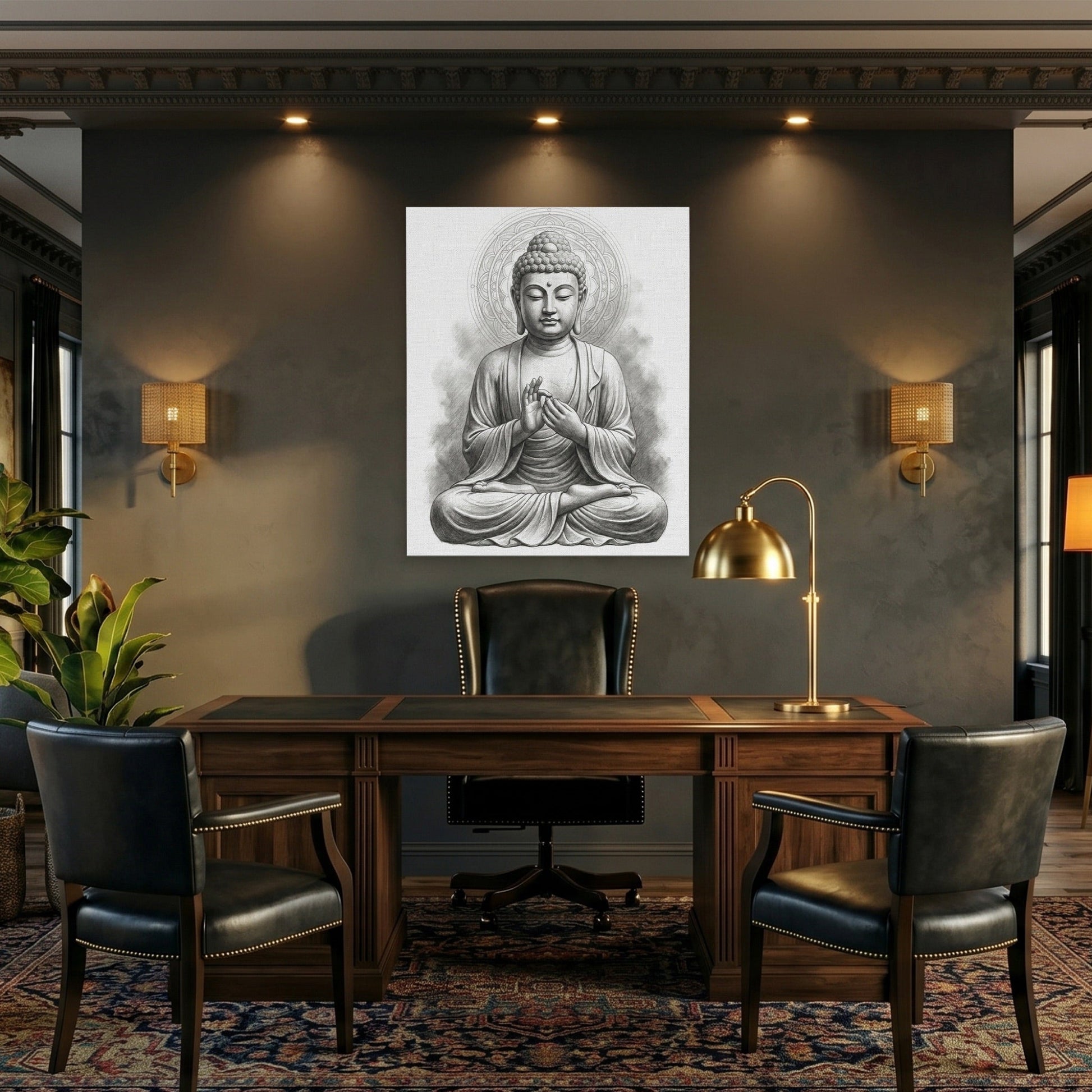 Buddha Chalk Meditation