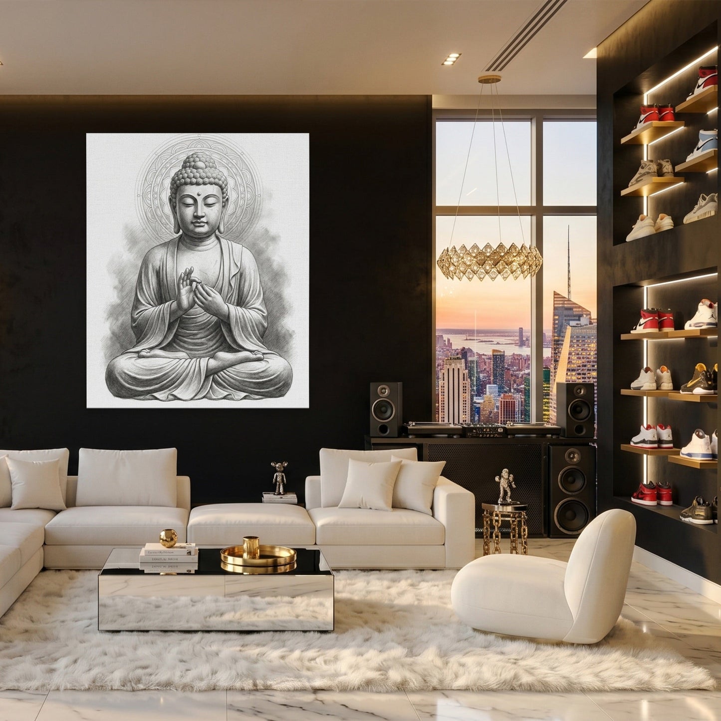 Buddha Chalk Meditation