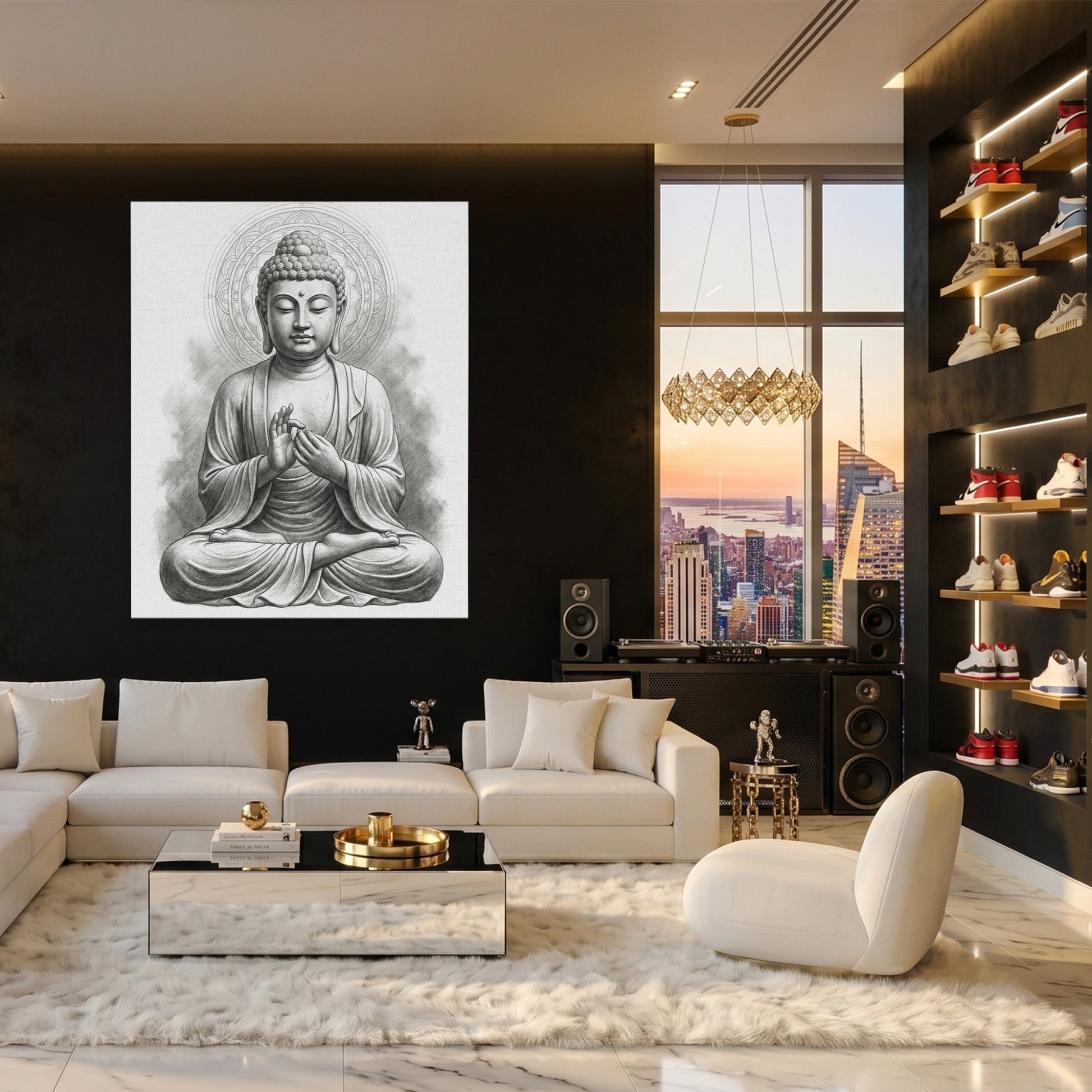 Buddha Chalk Meditation