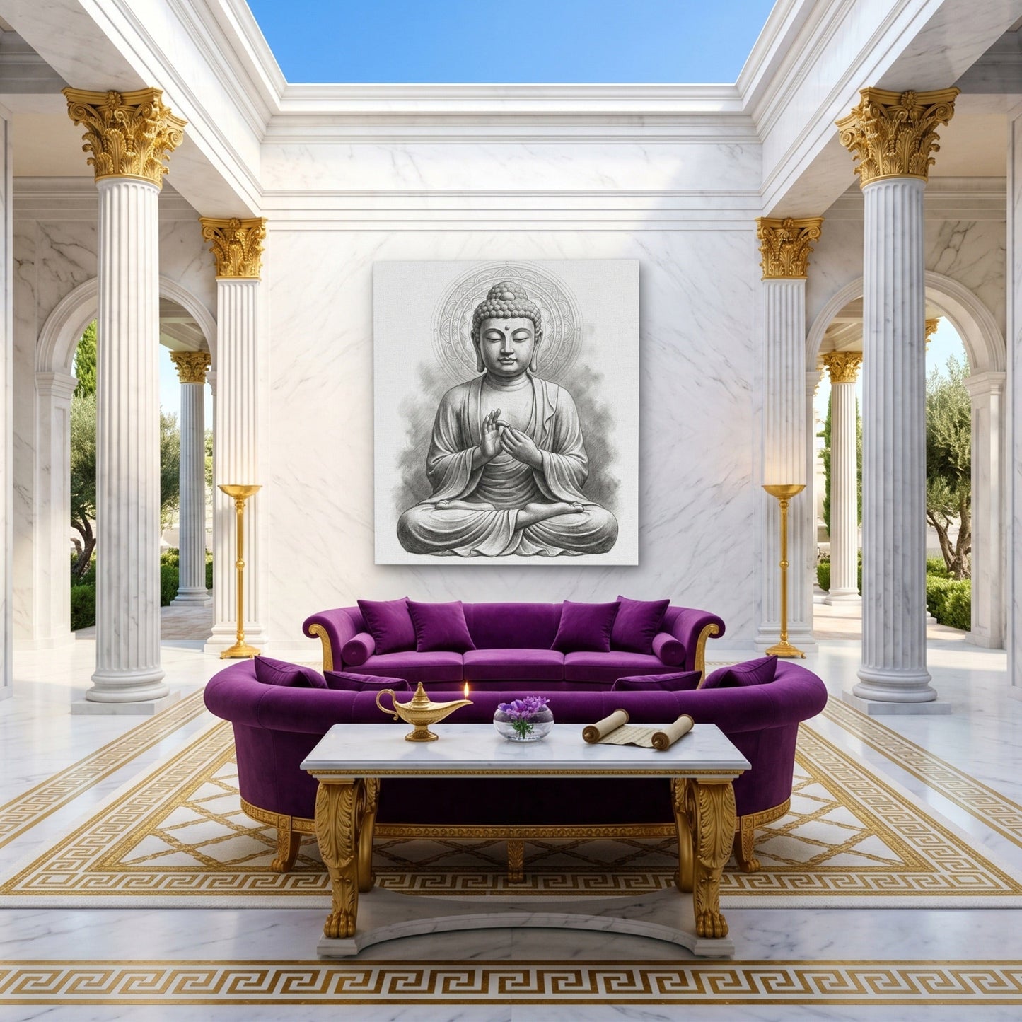 Buddha Chalk Meditation