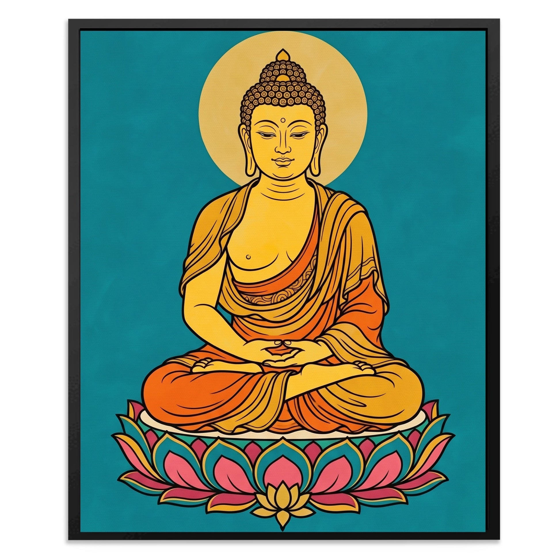 Buddha Lotus Gold