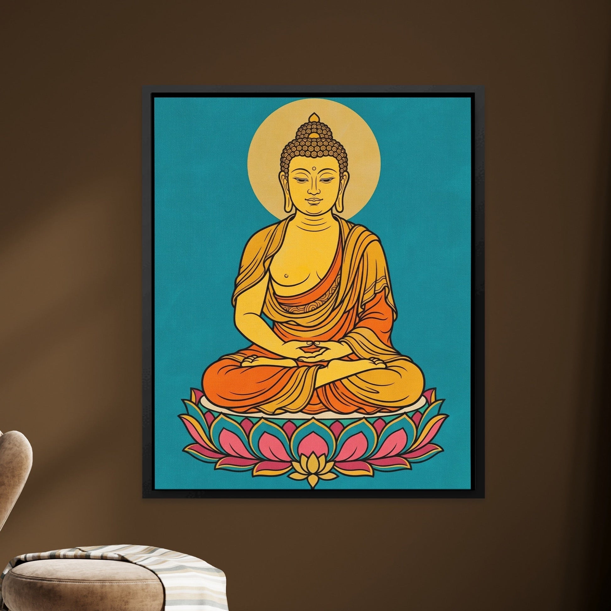 Buddha Lotus Gold