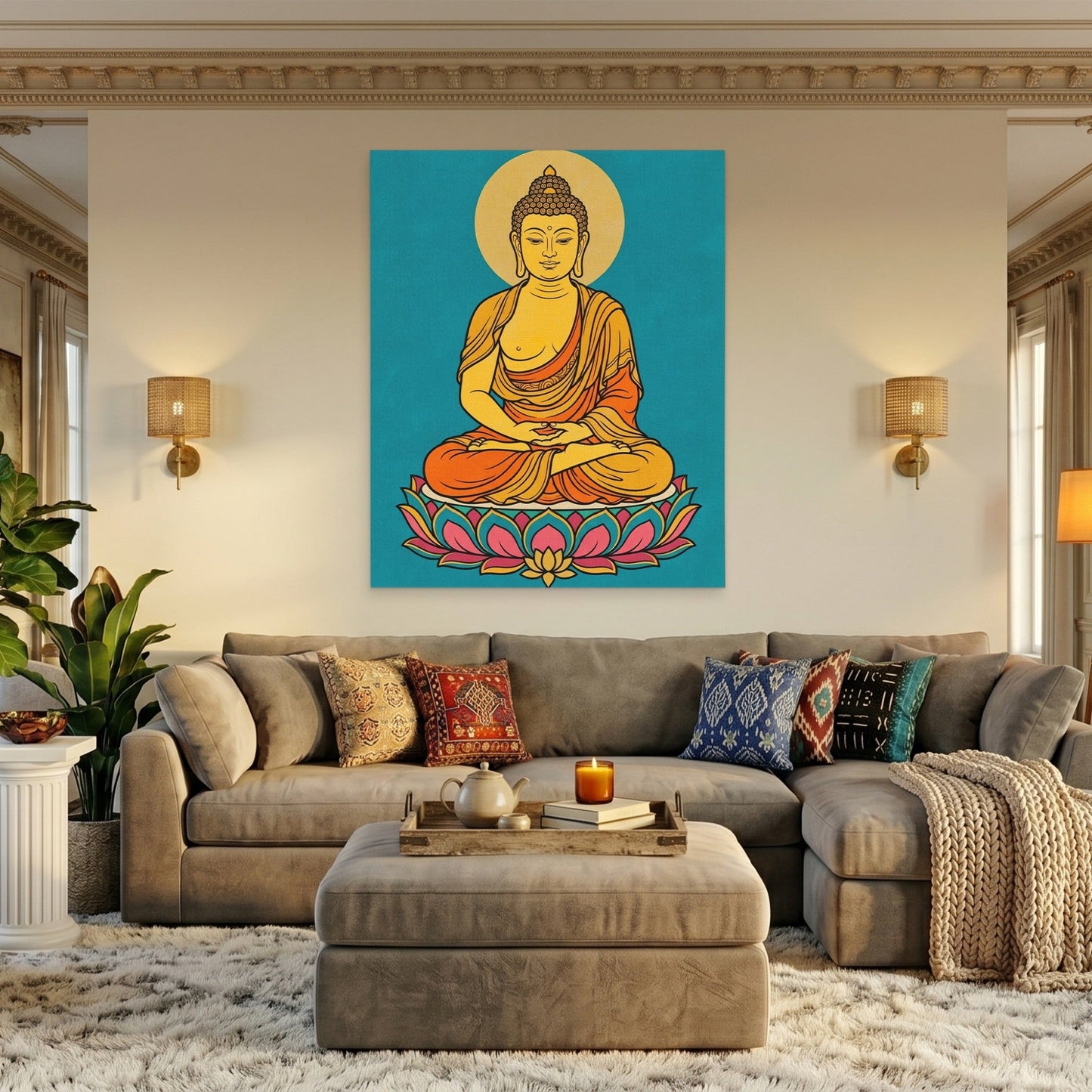 Buddha Lotus Gold