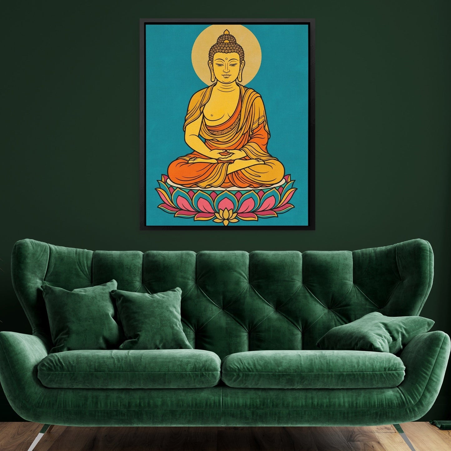Buddha Lotus Gold