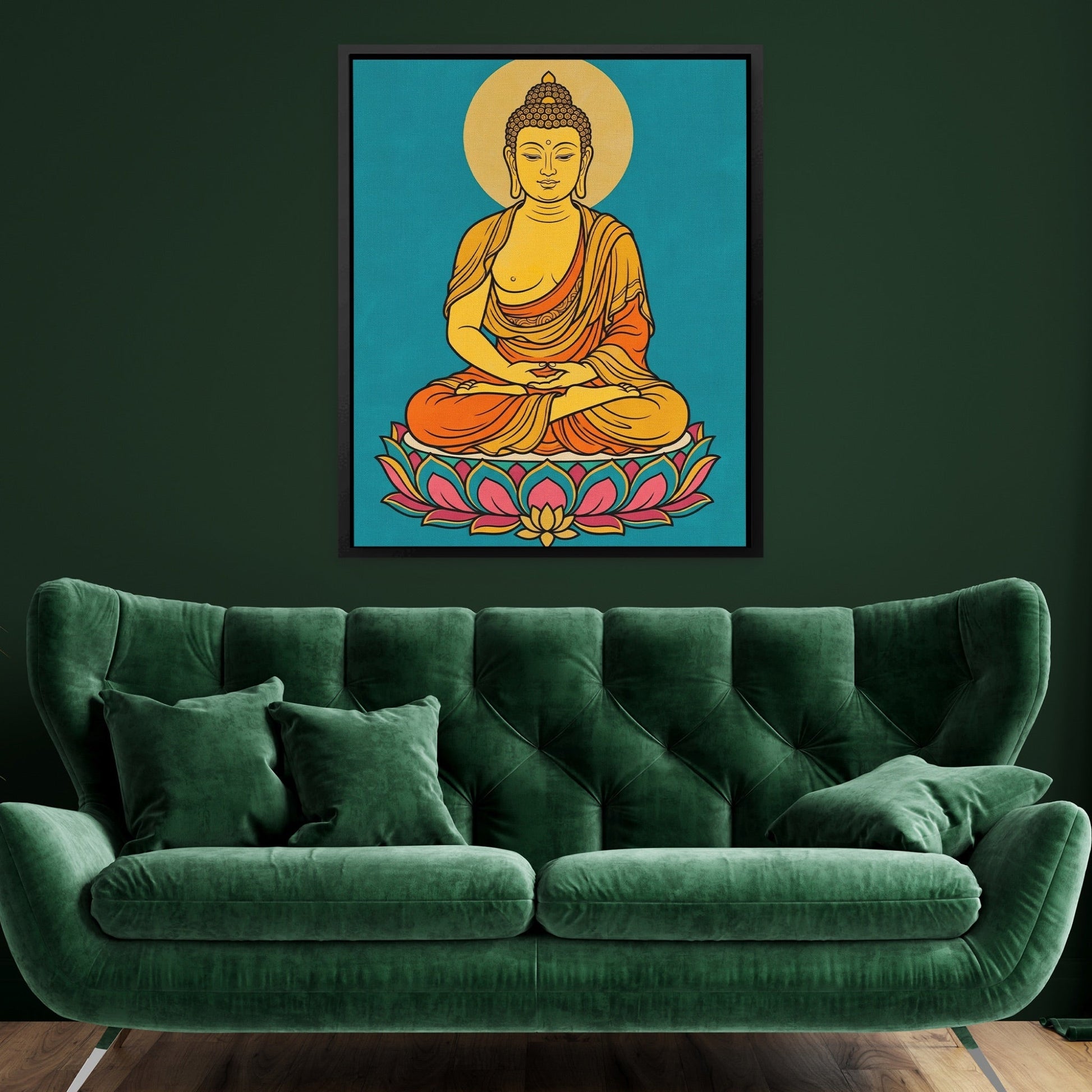 Buddha Lotus Gold