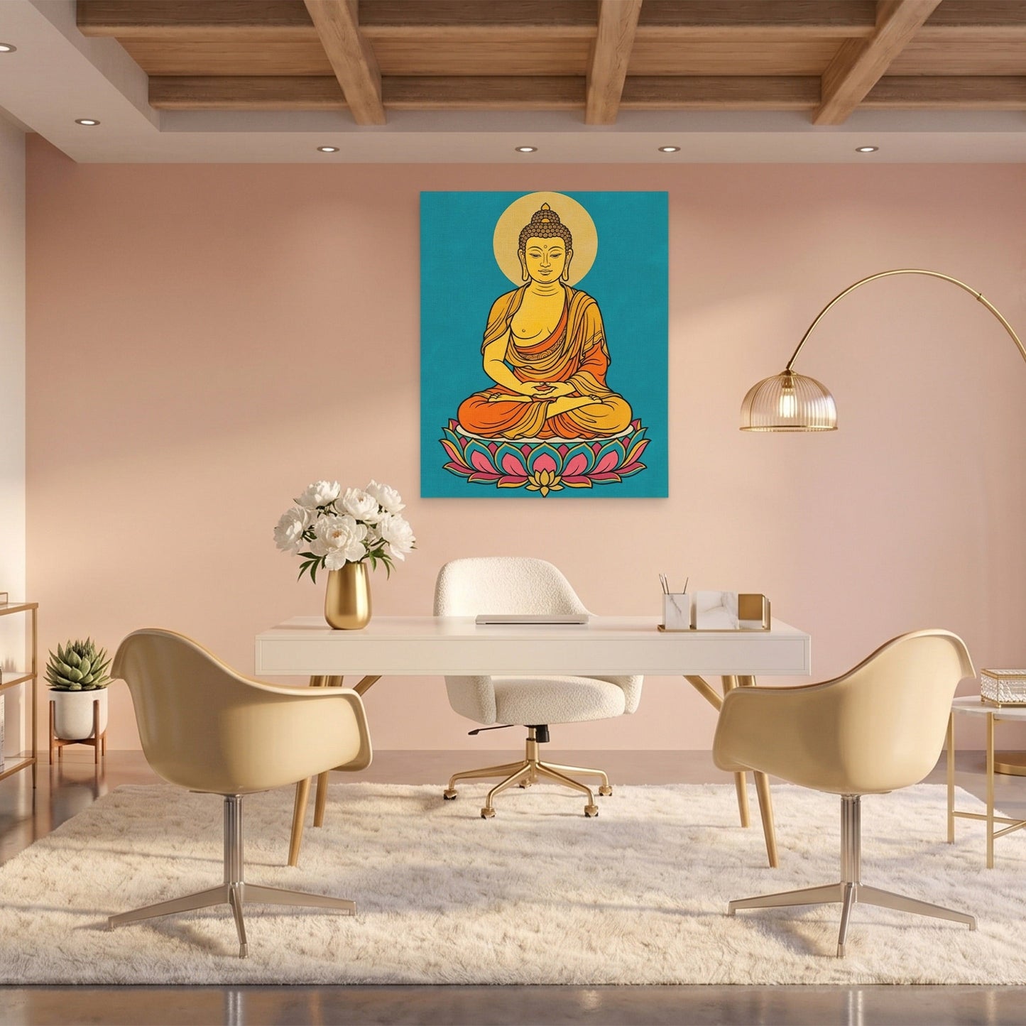 Buddha Lotus Gold