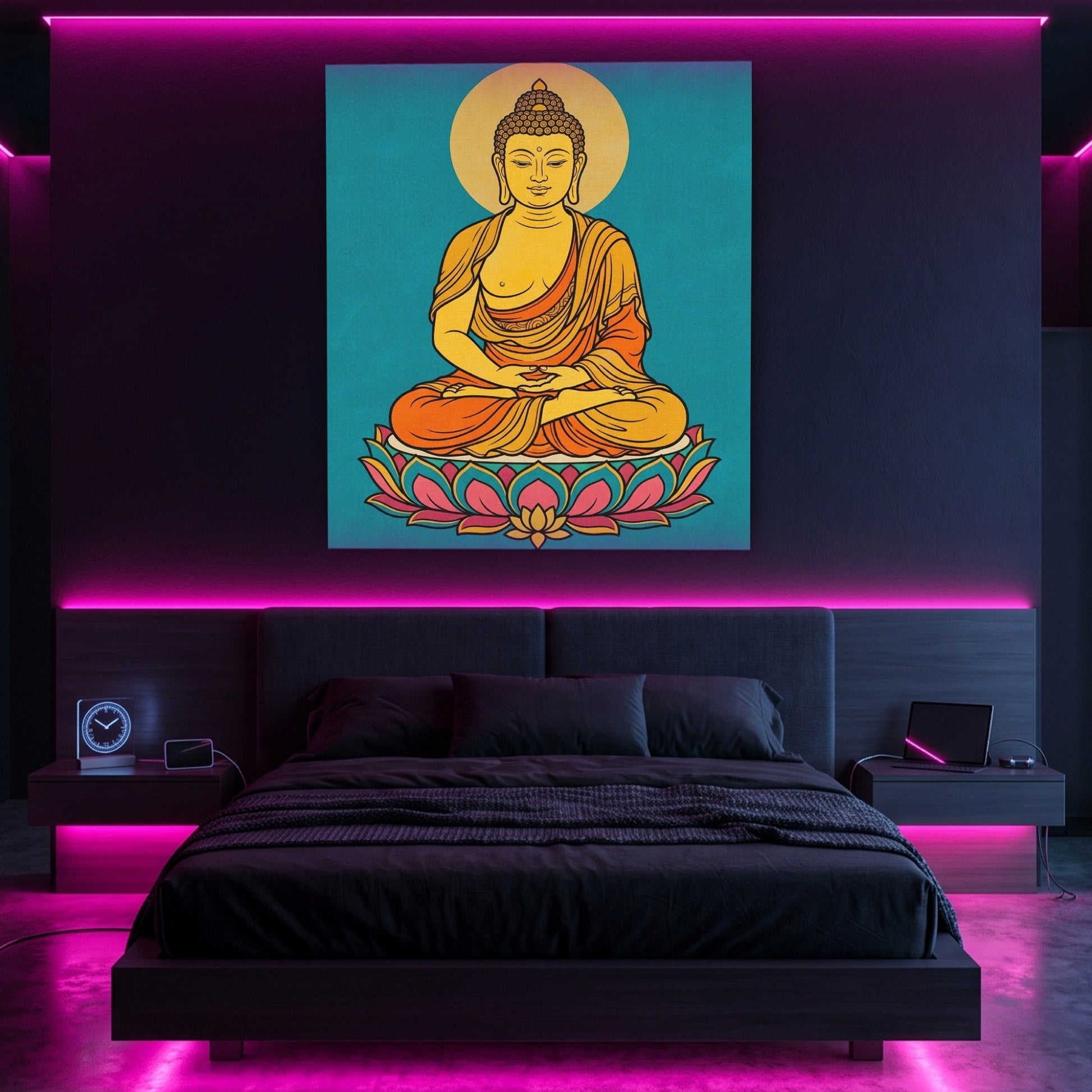 Buddha Lotus Gold