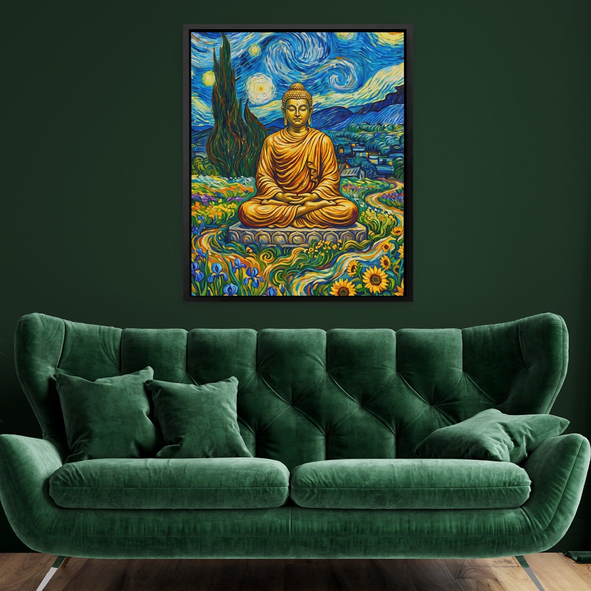 Buddha Starry Night