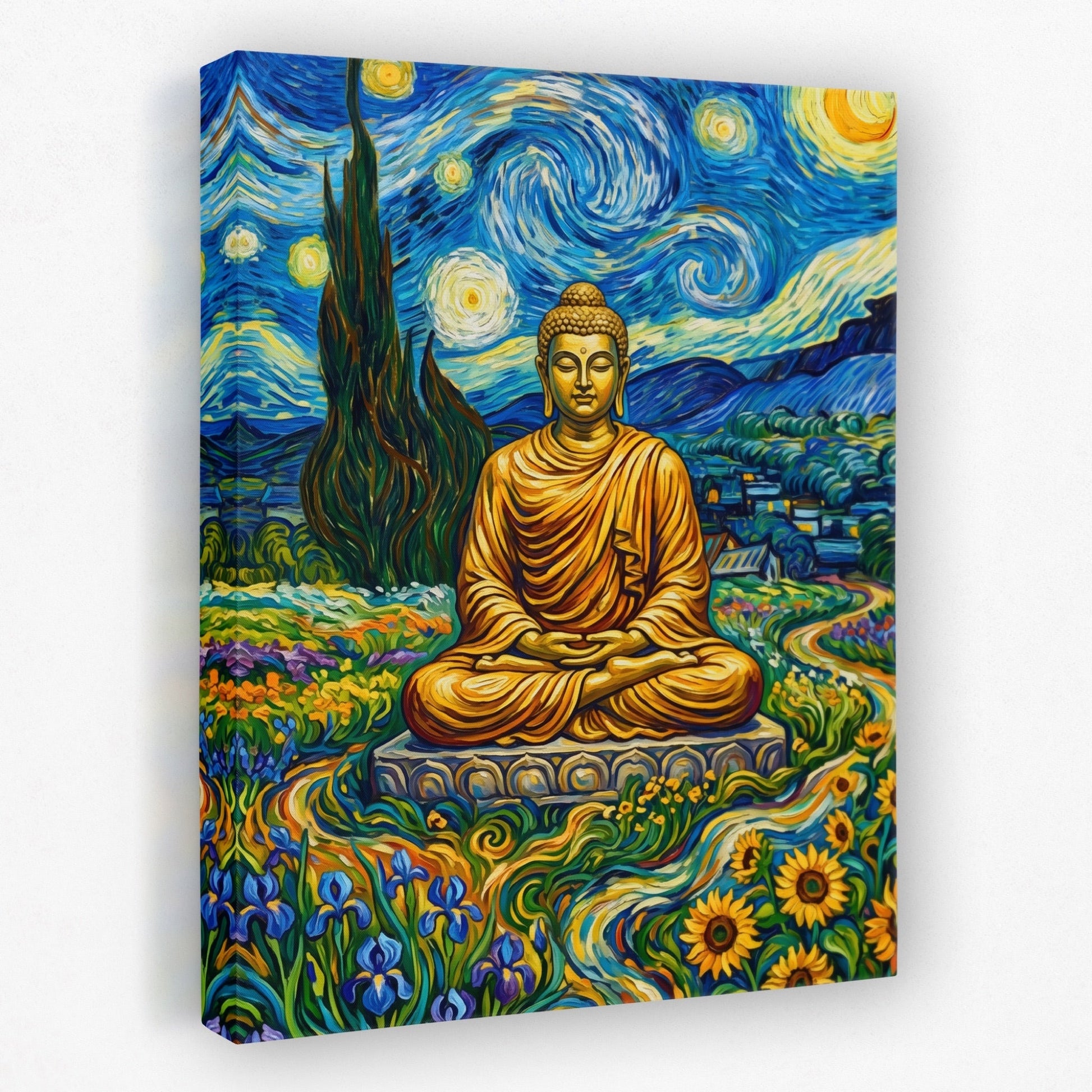 Buddha Starry Night