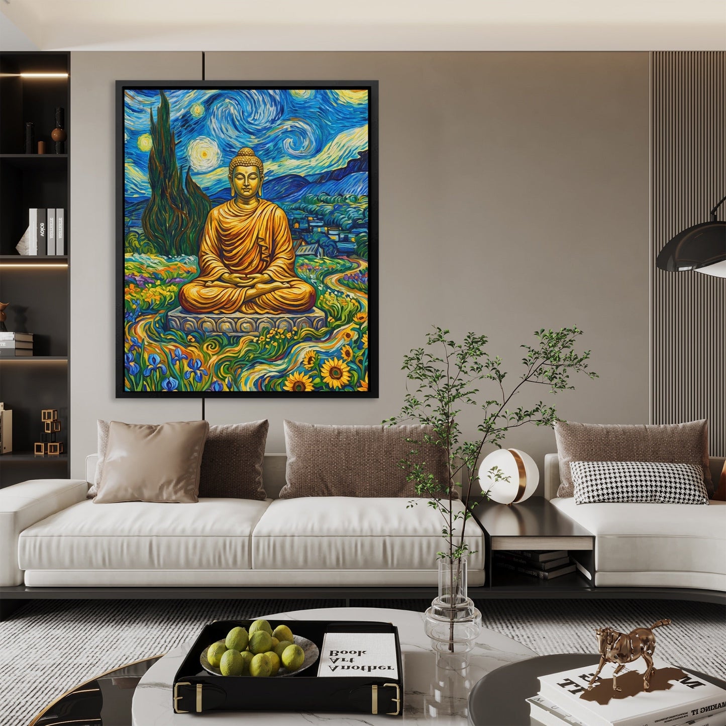 Buddha Starry Night