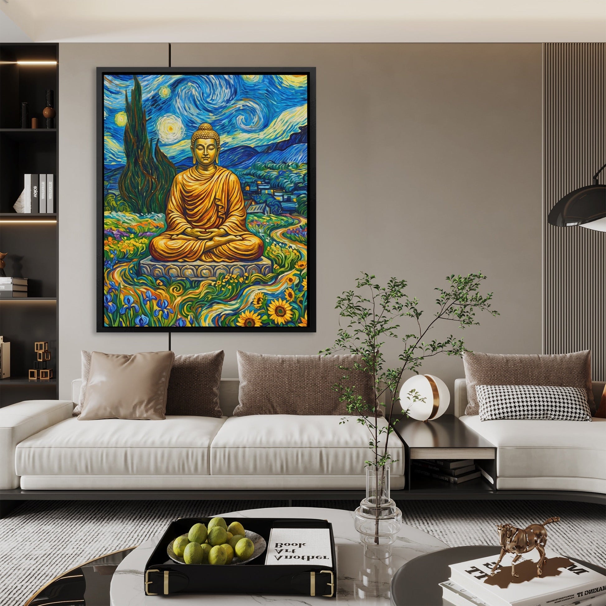 Buddha Starry Night