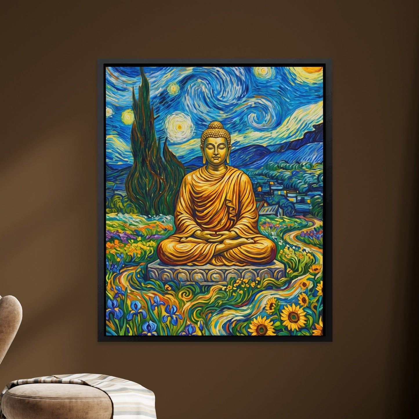 Buddha Starry Night