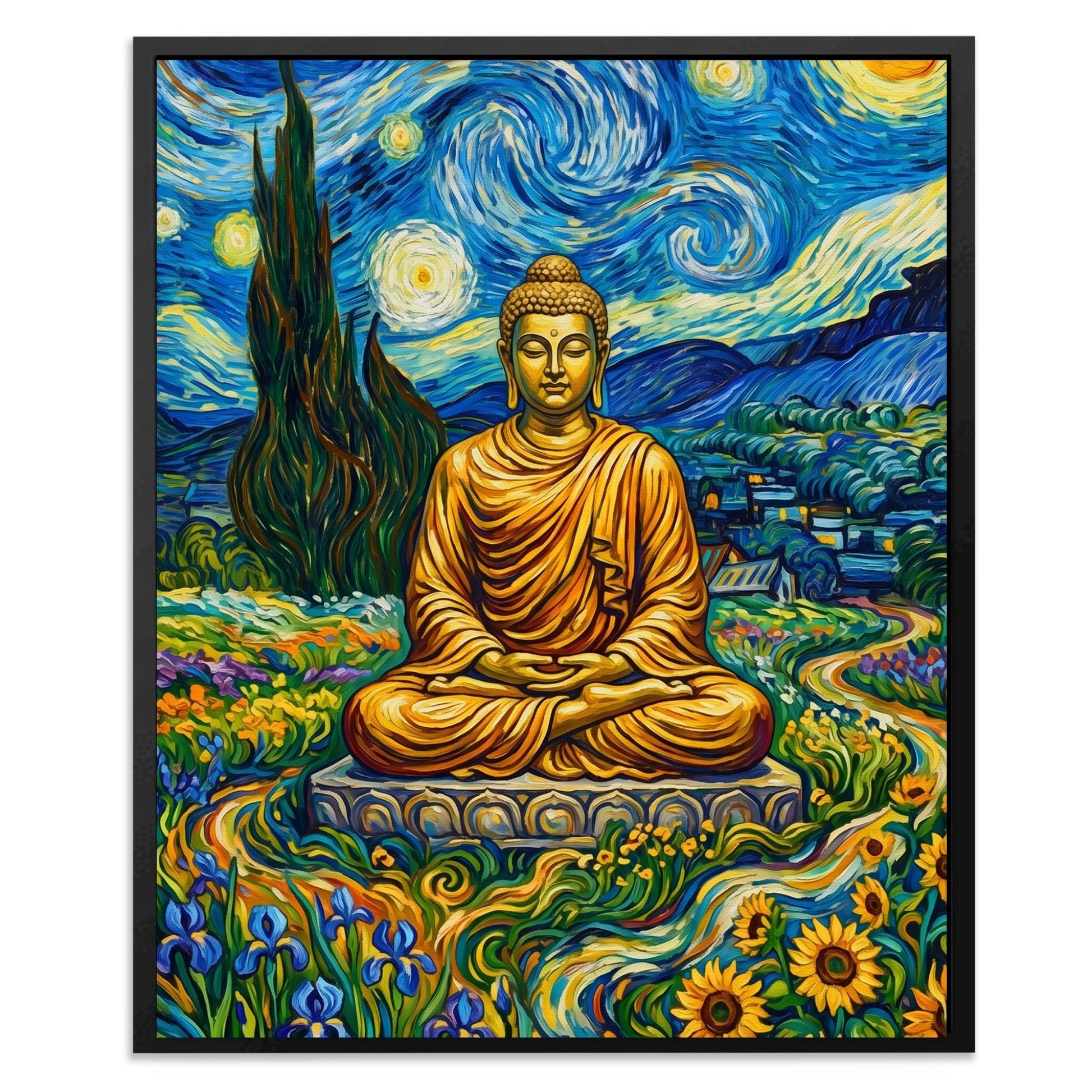 Buddha Starry Night
