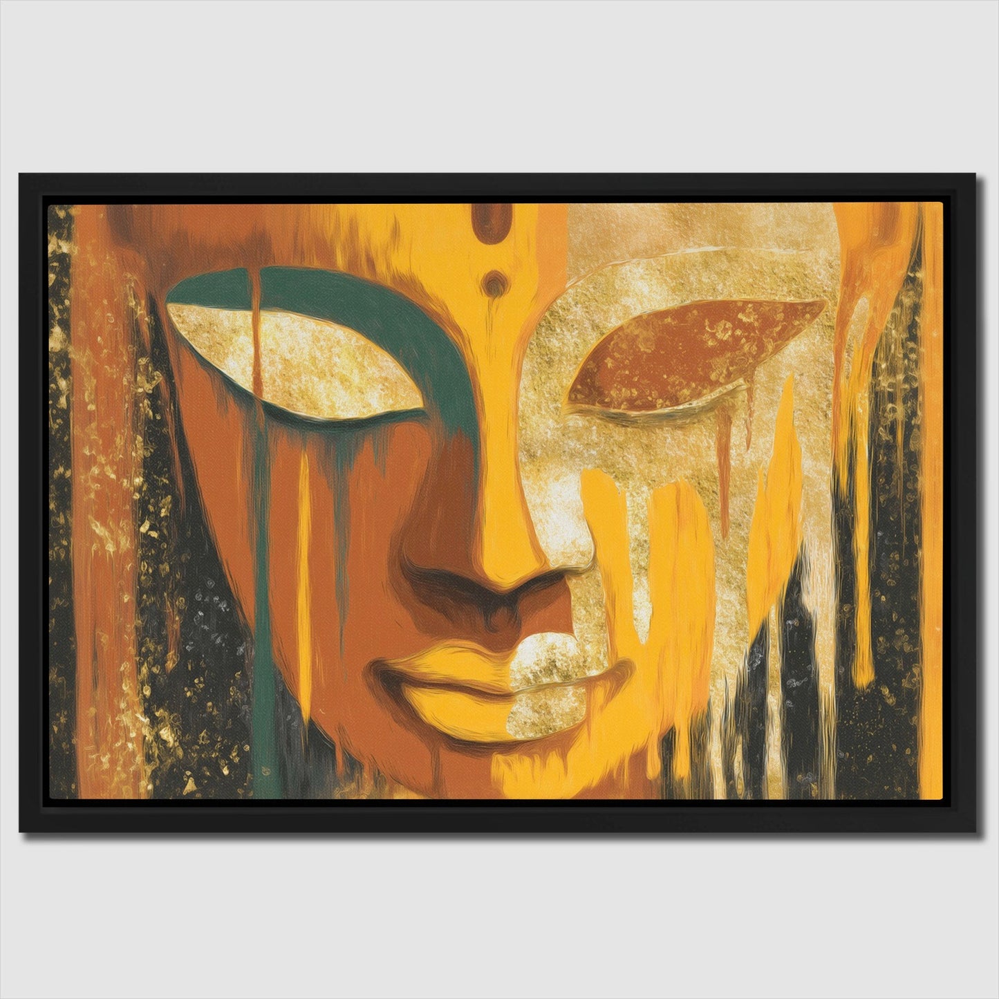 Buddha's Golden Meditation - Luxury Wall Art