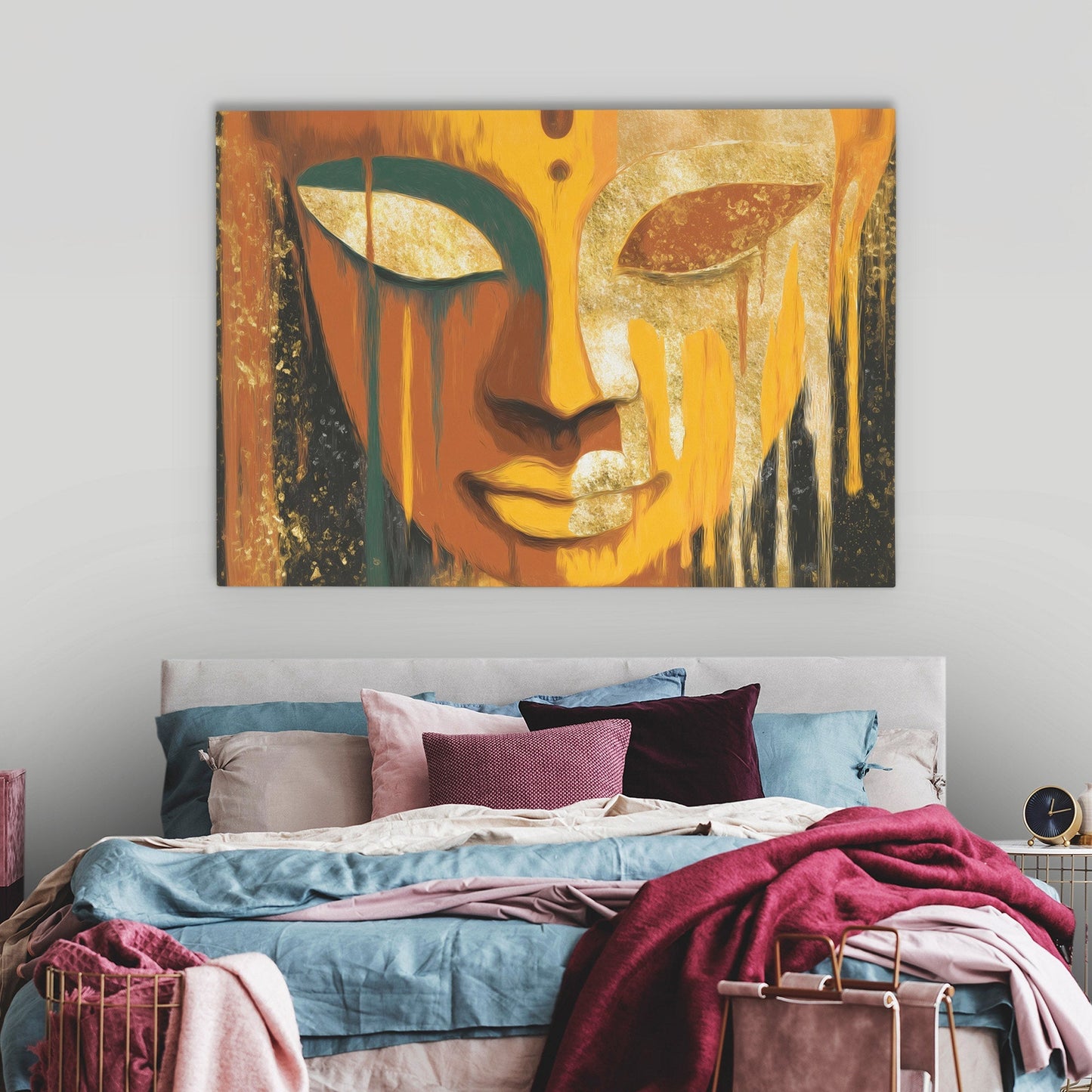 Buddha's Golden Meditation - Luxury Wall Art