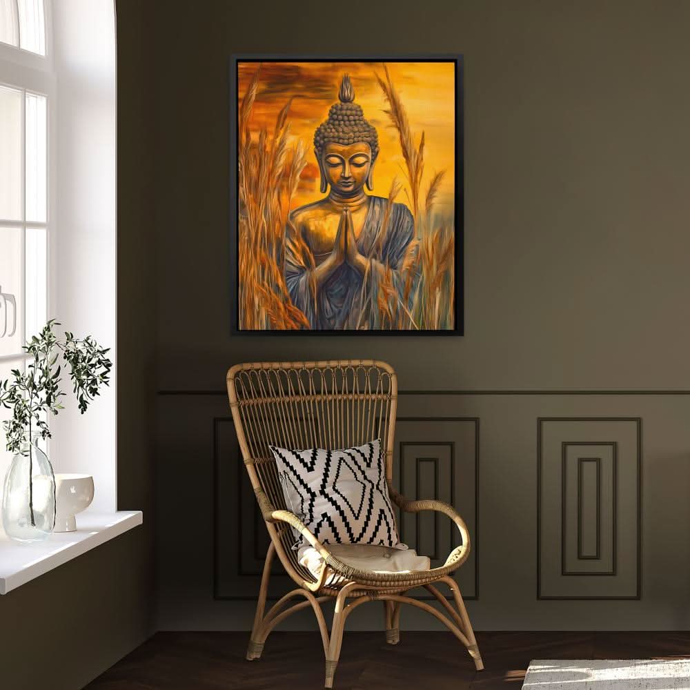 Buddha’s Sunset - Large Canvas Print
