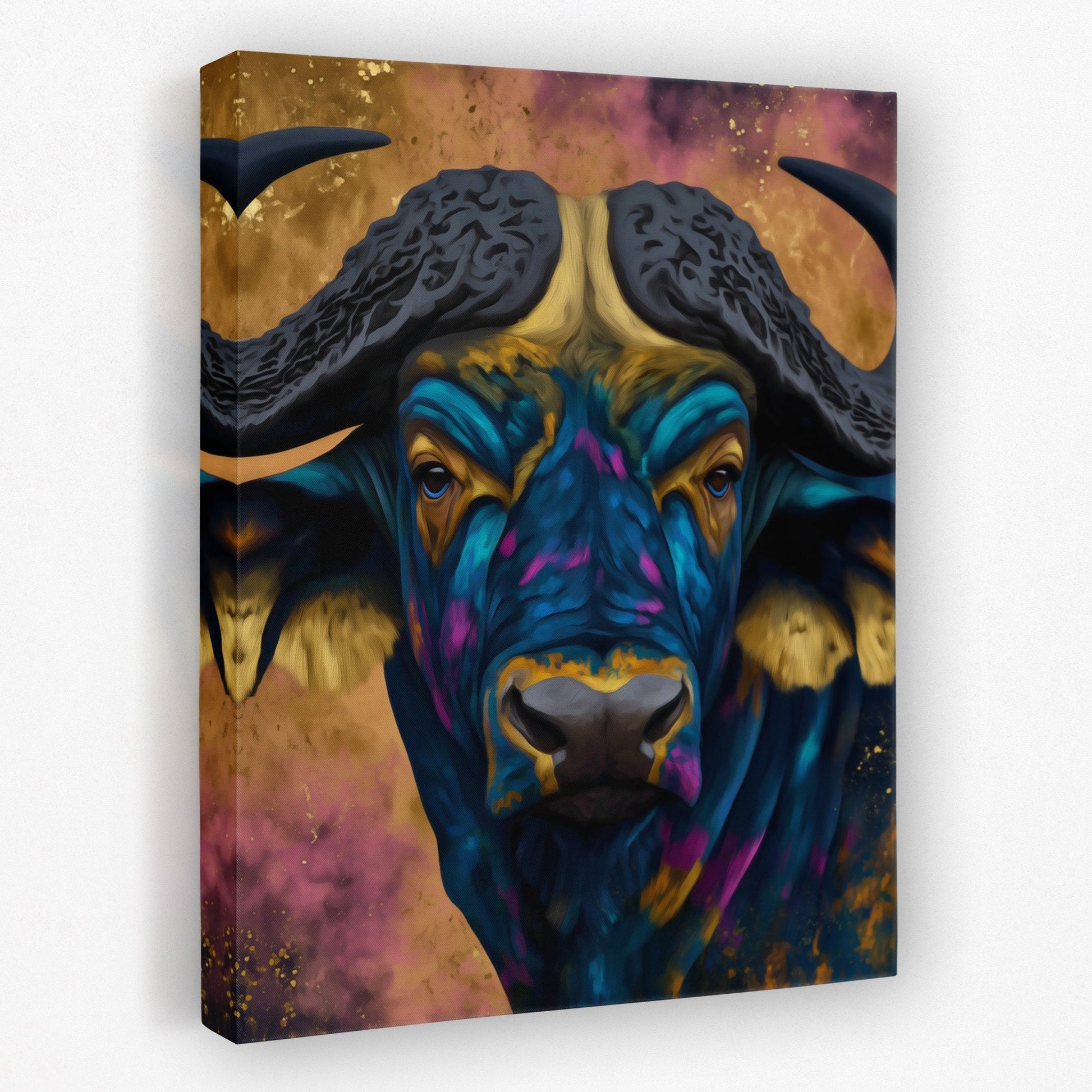 Buffalo Cosmic Storm - Luxury Wall Art